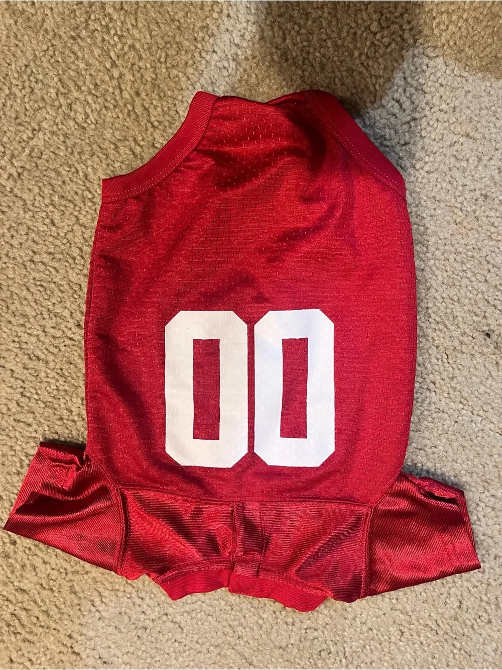 Nike Oklahoma Sooners Red Baby One-Piece Football Bodysuit 3-6 month